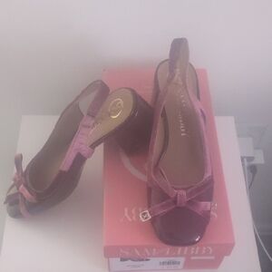 Elegant Pink Slingback Heels